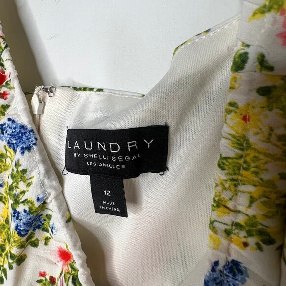 Laundry By Shelli Segal Botanical Print Mini Dress - Picture 4 of 6